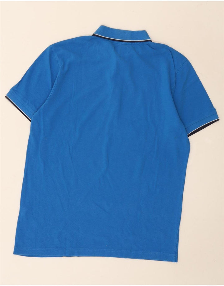 Kappa Polo Homme Large Bleu Rayé Coton