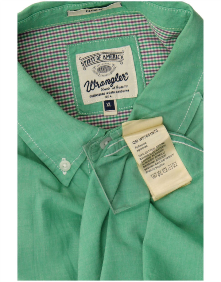 Wrangler Chemise Regular Fit XL Coton Vert