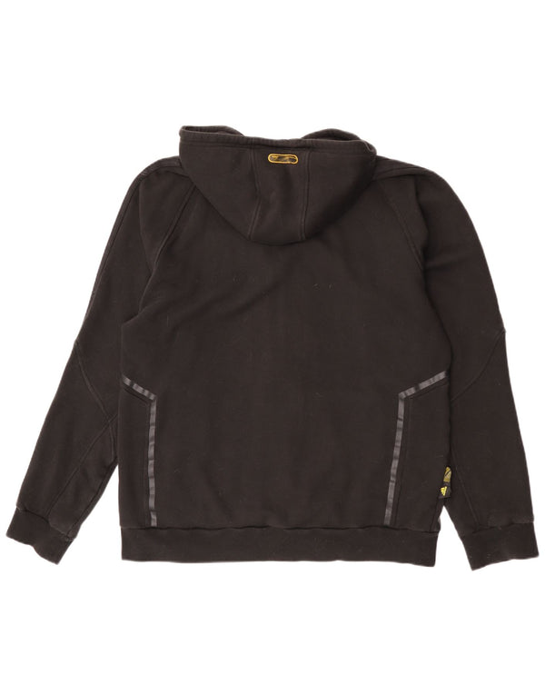 Adidas Pull à capuche zippé graphique pour homme XL en coton noir