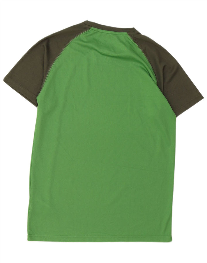 Mountain Warehouse T-Shirt IsoCool Homme Petit Vert Colorblock