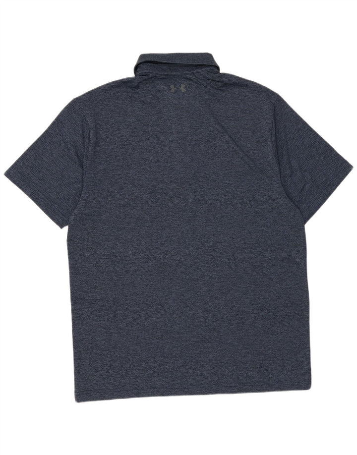 Under Armour Polo Homme Bleu Marine Moyen Moucheté Polyester