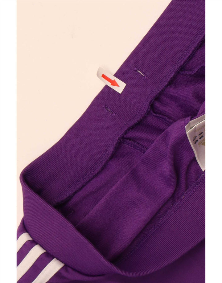 Adidas Pantalon de survêtement pour femme UK 8/10 Petit Violet Polyester