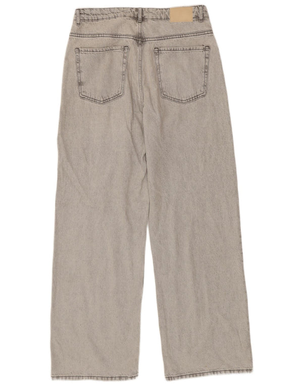 Zara Jean large pour femme EU 42 Large W32 L32 Gris Coton