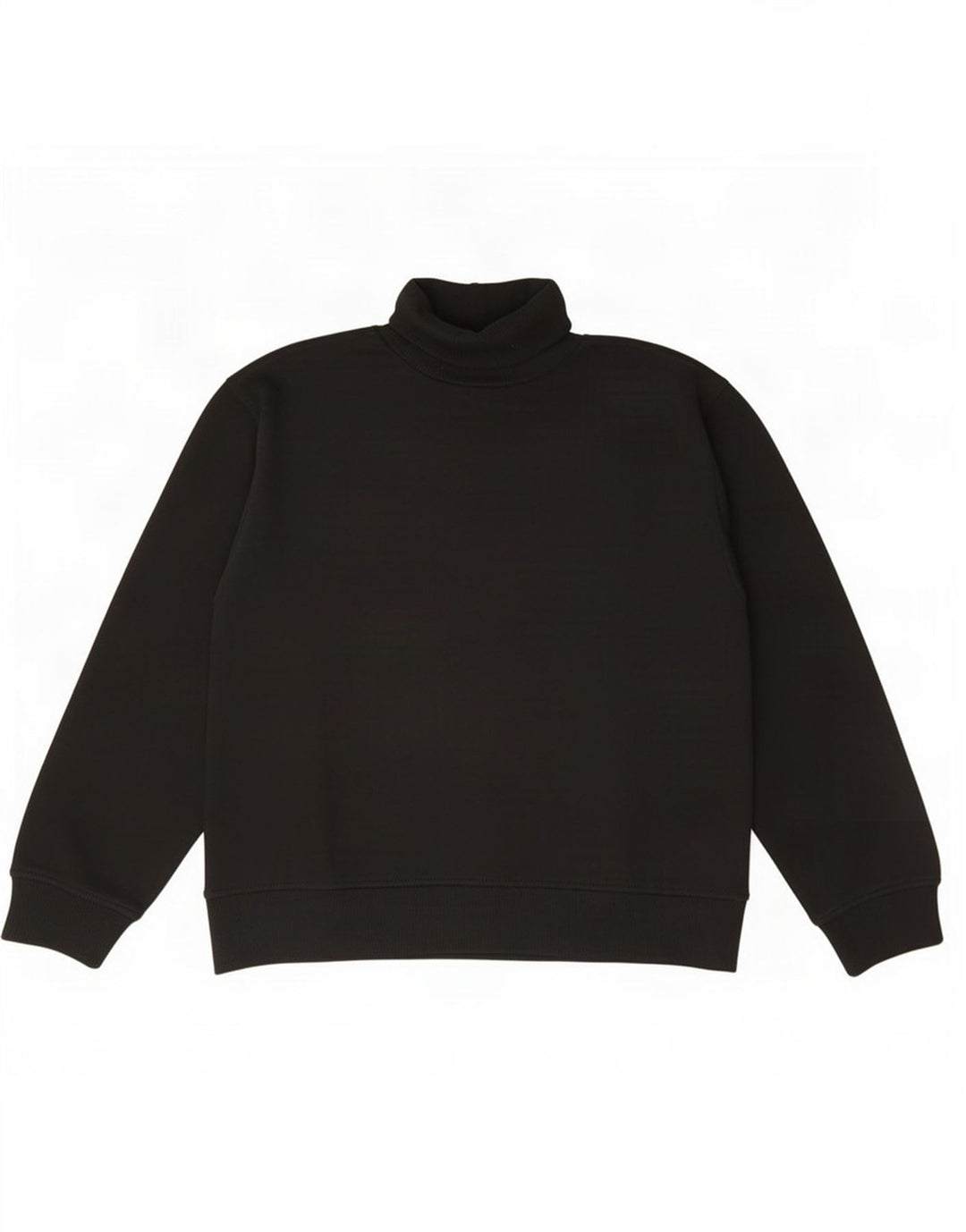 Zara Pull col roulé pour femme UK 14 en coton noir moyen