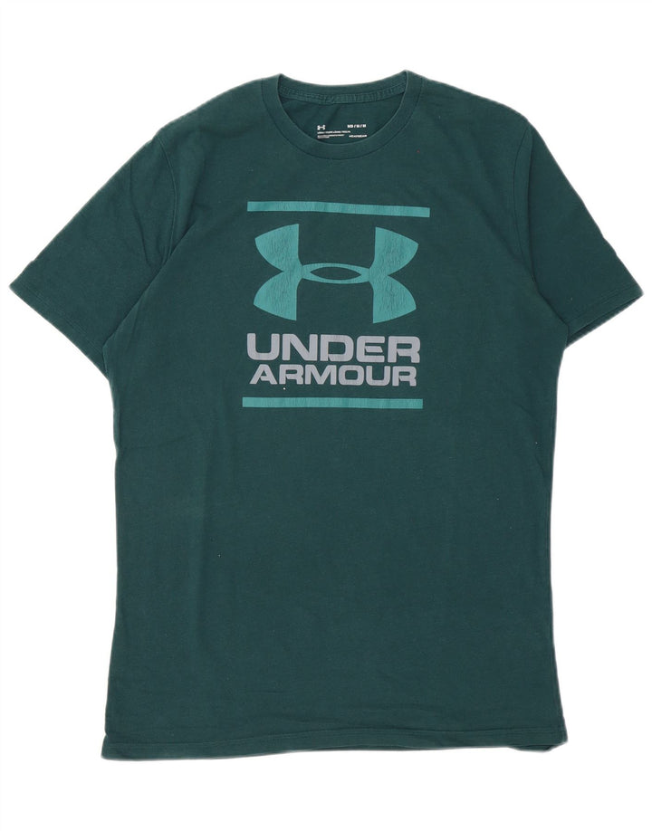 Under Armour T-Shirt Graphique Homme Vert Moyen Coton