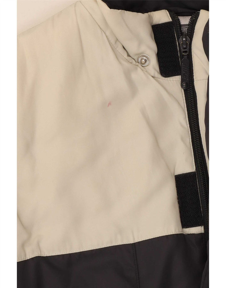 Nike Veste rembourrée pour homme UK 40 Large Noir Colorblock Nylon