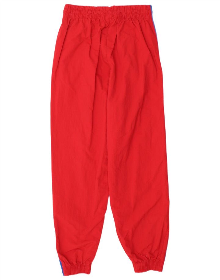 ADIDAS Veste de survêtement coupe ample pour femme UK 6 XS Rouge Polyester