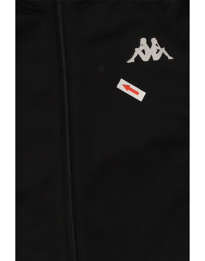 KAPPA Veste de Survêtement Graphique Garçon 15-16 ans Noir Polyester