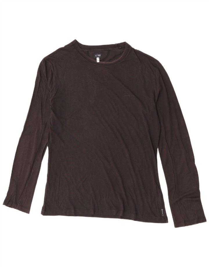 Armani Jeans Haut à manches longues pour homme XL Noir