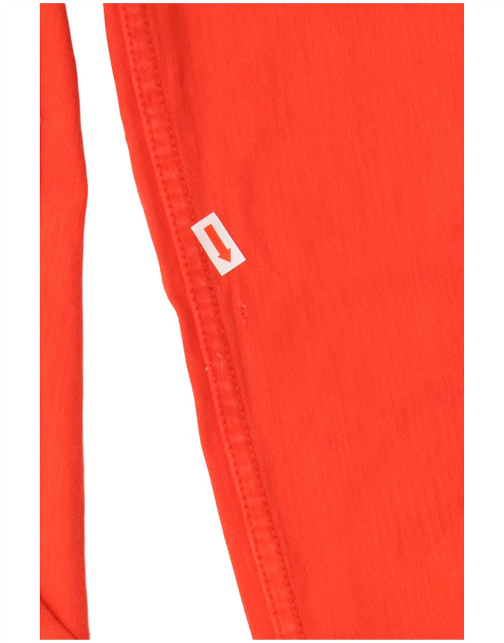 FRENCH CONNECTION Jean skinny pour femme UK 8 Small W25 L30 Orange Coton