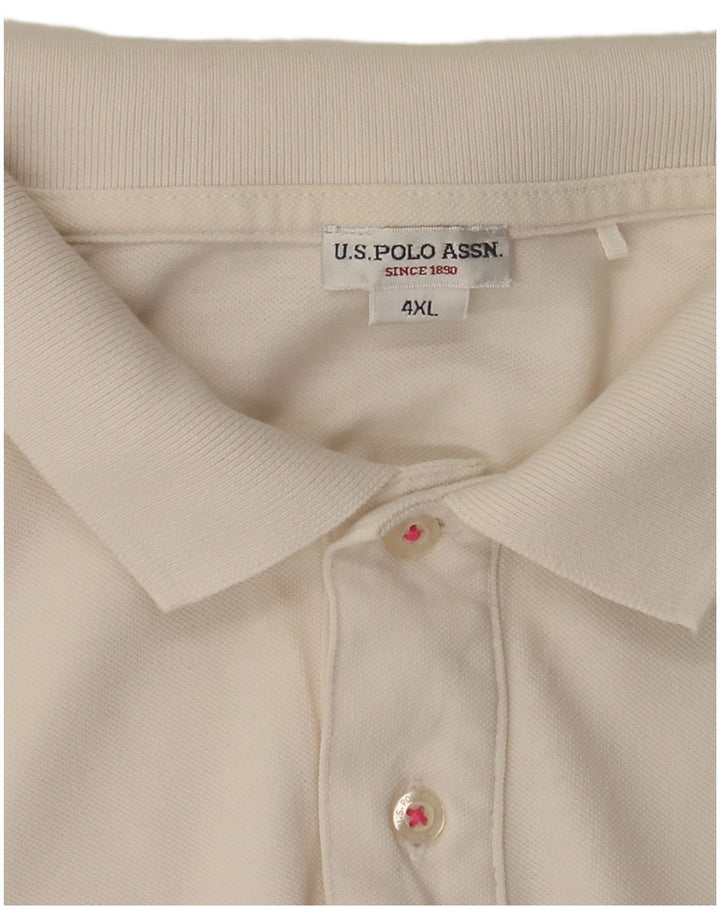 U.S. Polo Assn. Polo Graphique Homme 4XL Blanc
