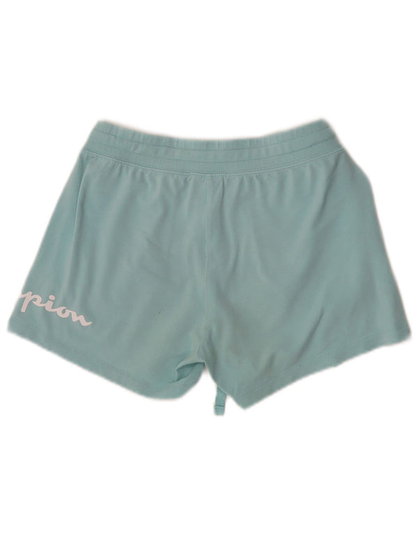 Champion Short de sport graphique pour femme UK 4 XS Turquoise