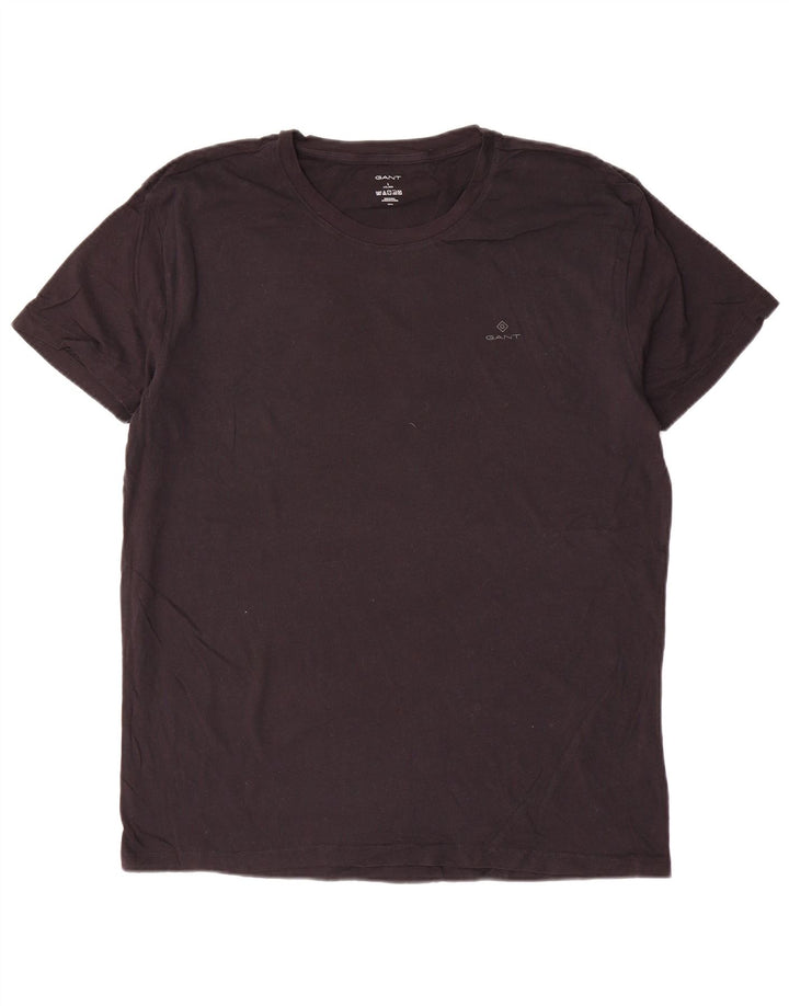 GANT T-Shirt Homme Top Large Noir Coton