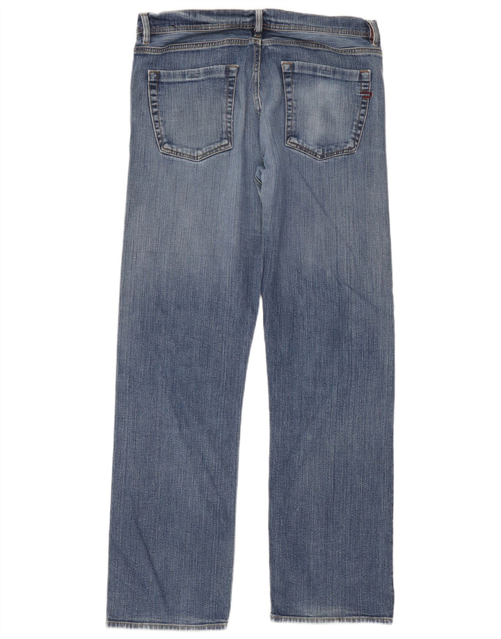 Diesel Jean Droit Homme W36 L32 Bleu Coton