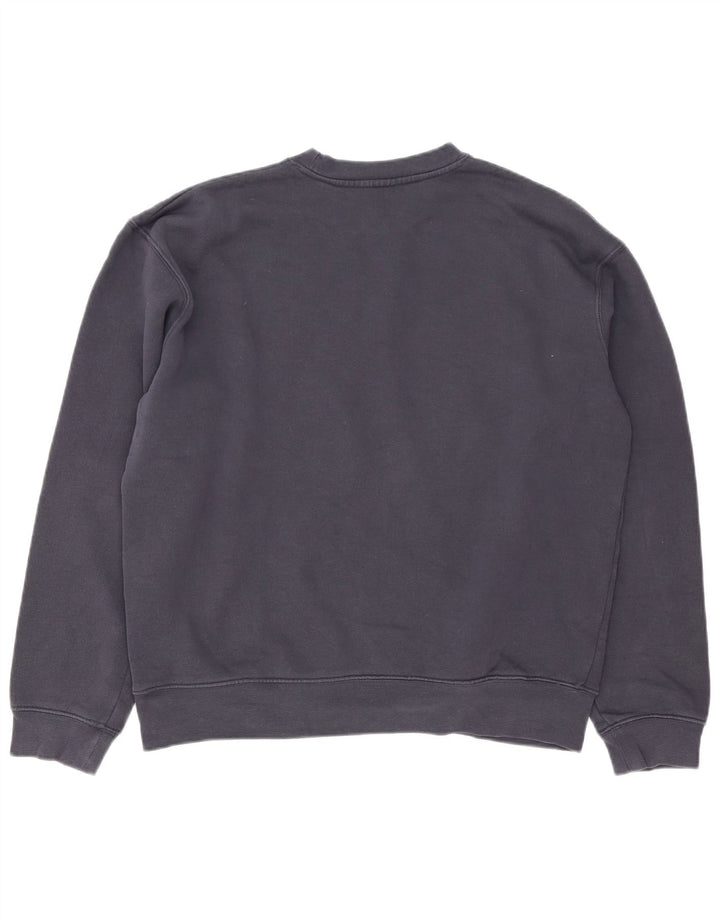 Zara Homme Sweatshirt Jumper Moyen Bleu Marine Coton