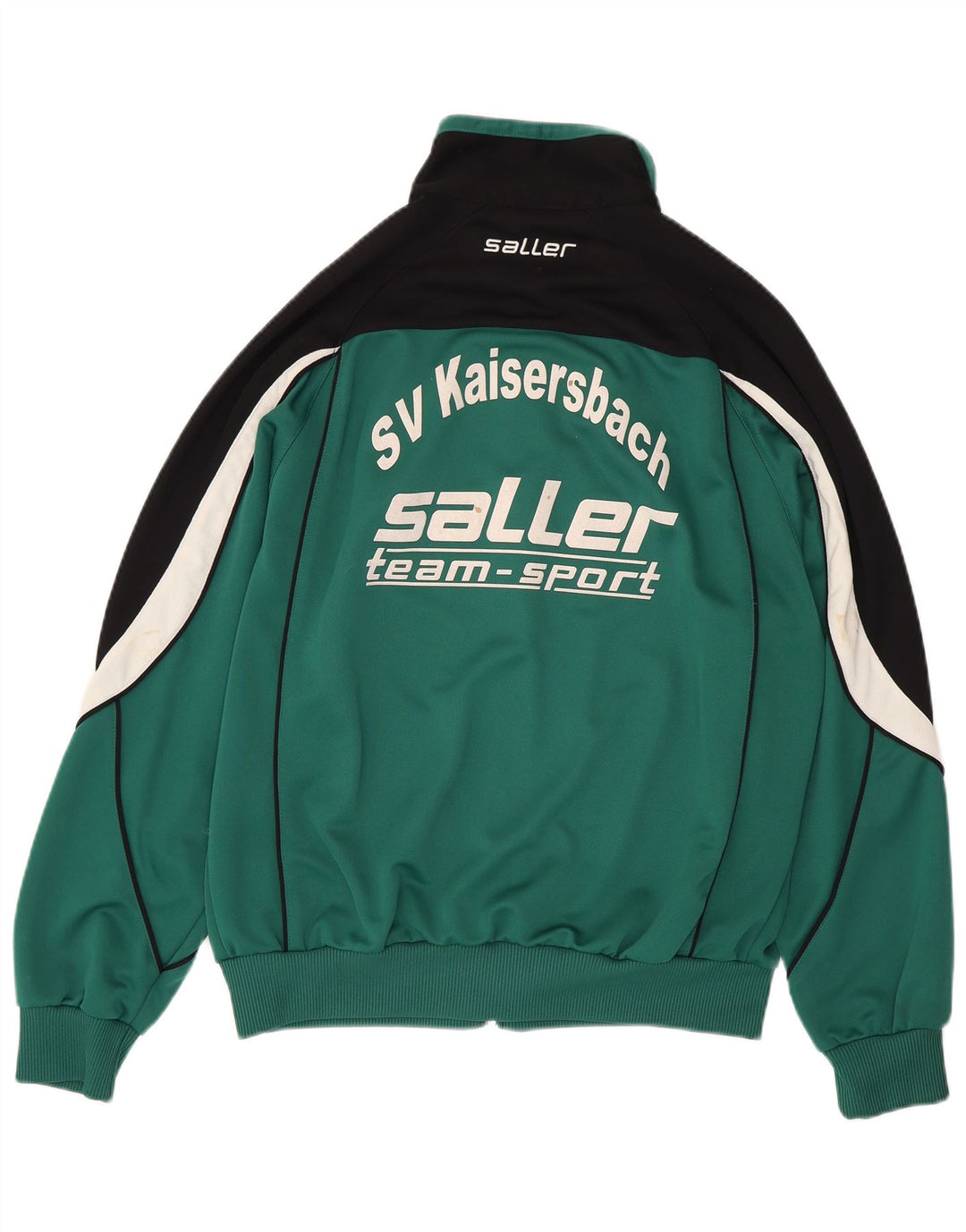 Saller Veste de Survêtement Graphique pour Homme Grand Vert Colorblock Polyester