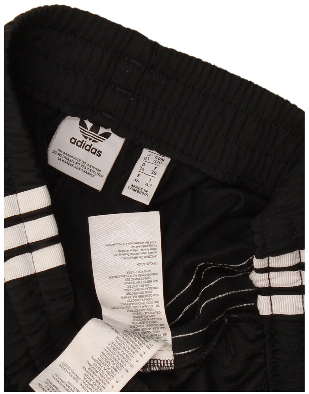 Adidas Short de sport pour femme UK 10 Petit Noir Polyester Sports