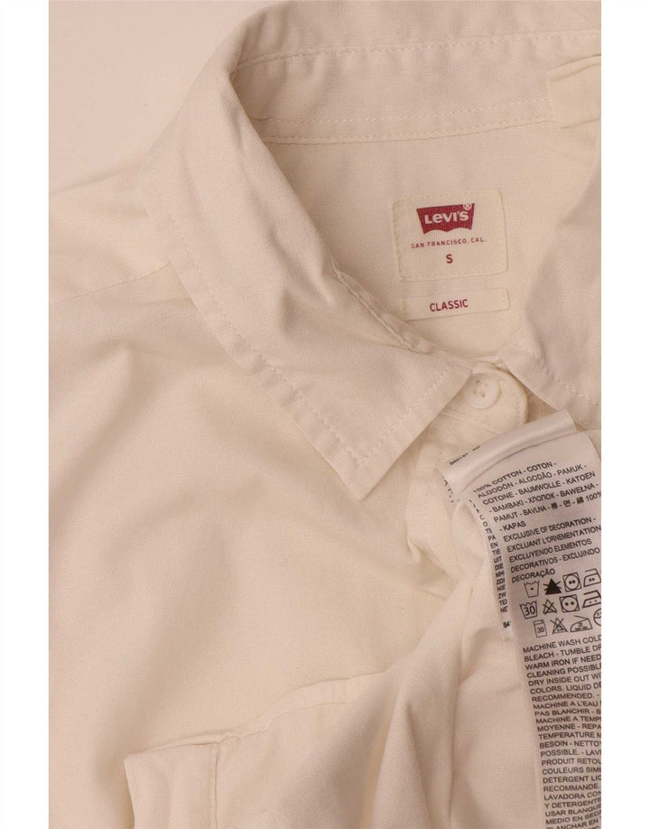 Levi's Chemise Coupe Classique Garçon 14-15 ans Petit Blanc Coton