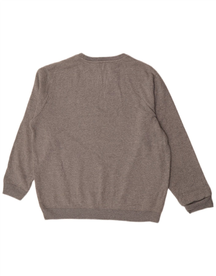 Crew Clothing Sweat-shirt graphique pour homme en coton gris 2XL