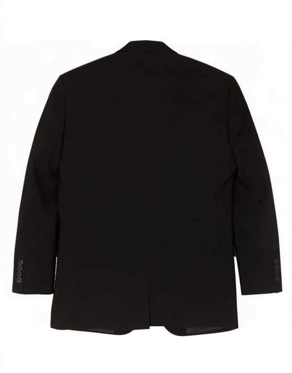 Marks & Spencer Veste blazer à 2 boutons pour homme UK 38 Noir moyen Polyester