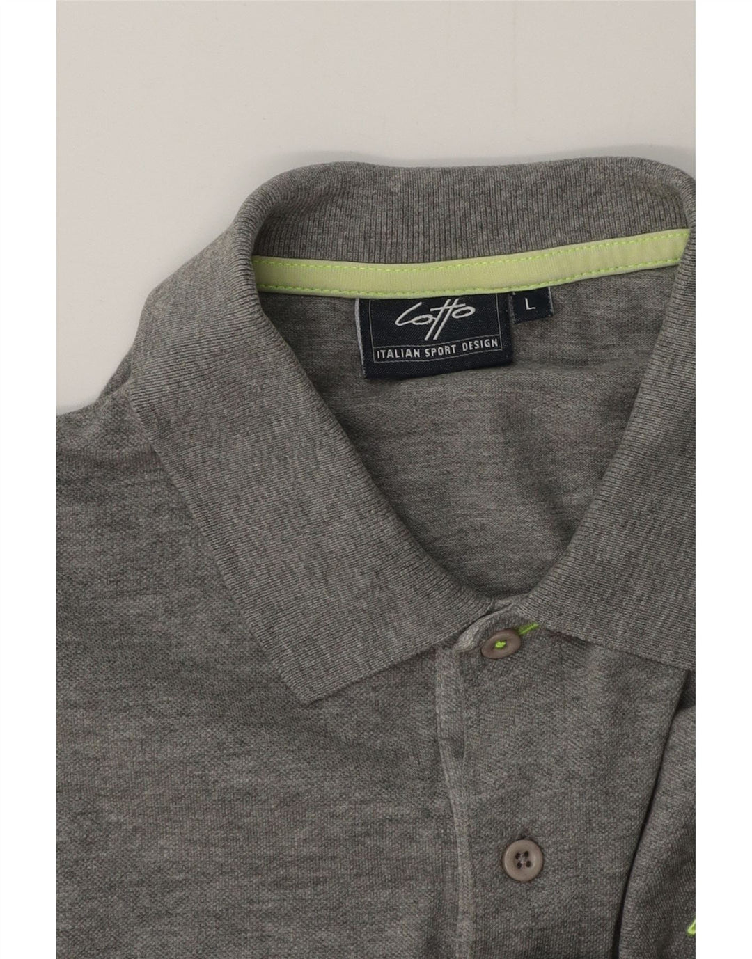 LOTTO Polo Homme Grand Gris Moucheté