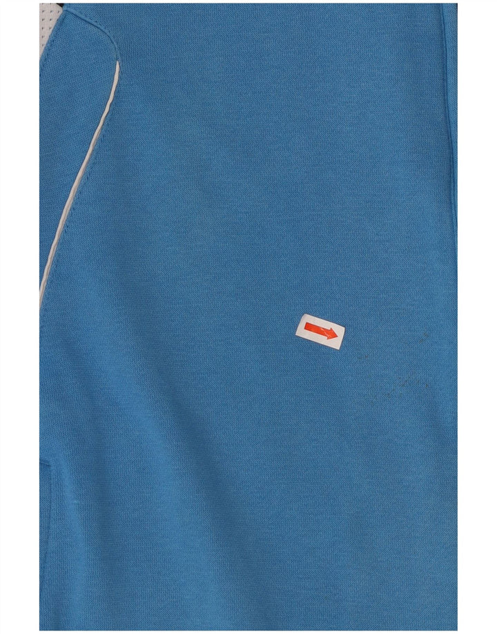 ADIDAS Veste de survêtement pour homme UK 40/42 Bleu moyen Colourblock Coton