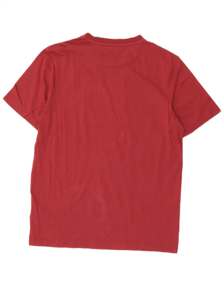 Hugo Boss T-shirt en coton bordeaux moyen pour homme