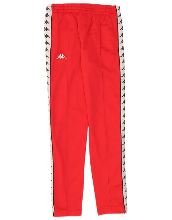 Kappa Pantalon de Survêtement Graphique Homme Petit Rouge Polyester Colorblock
