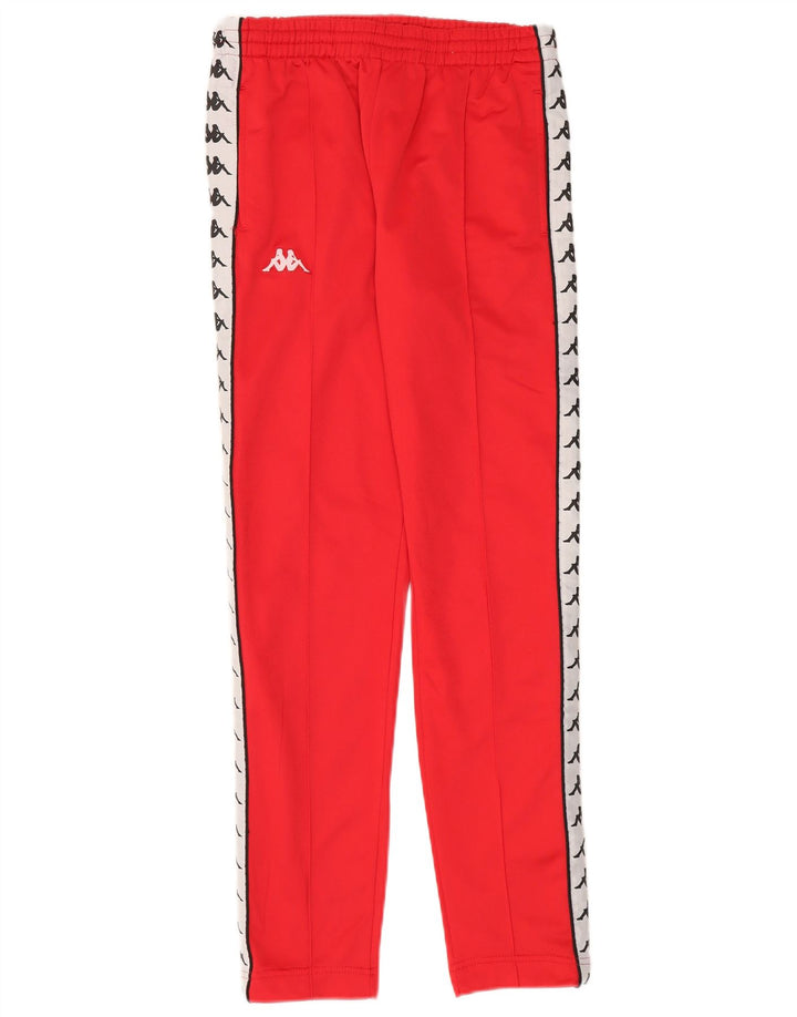 Kappa Pantalon de Survêtement Graphique Homme Petit Rouge Polyester Colorblock