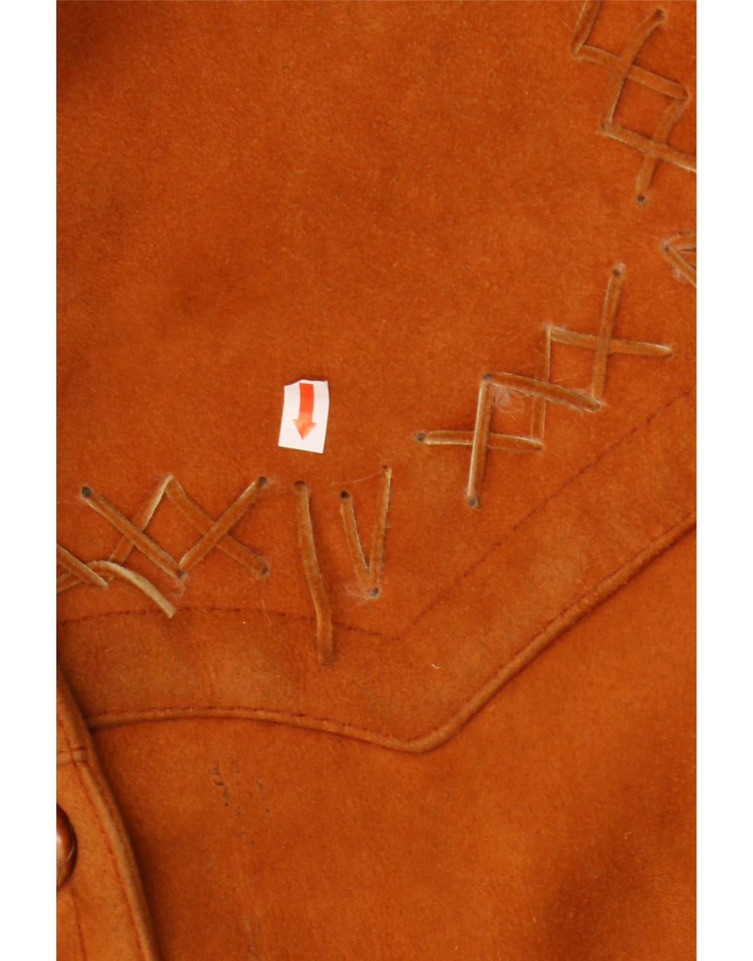 manteau en peau de mouton surdimensionné vintage pour femmes UK 18 XL Marron