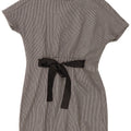 Zara Femme Trafaluc Basic Robe UK 10 Petit Noir Pied-de-Poule Polyester