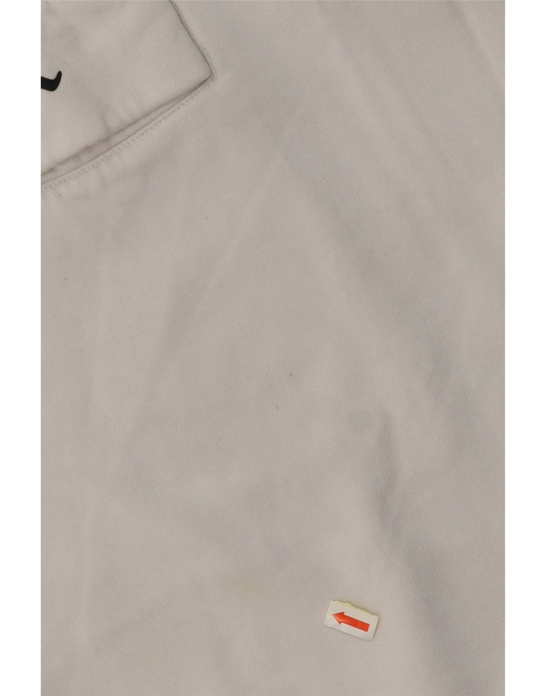 CHAMPION Pull à Capuche Graphique Col Zippé Homme Blanc Moyen Coton