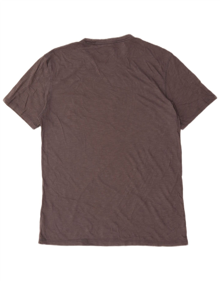 Hugo Boss Homme T-Shirt Top Large Gris Coton