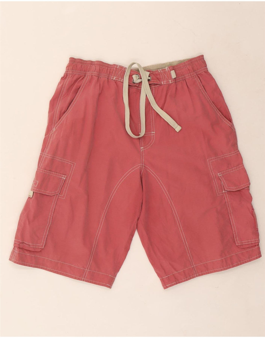 Marks & Spencer Short de Bain Homme Rouge Moyen Coton