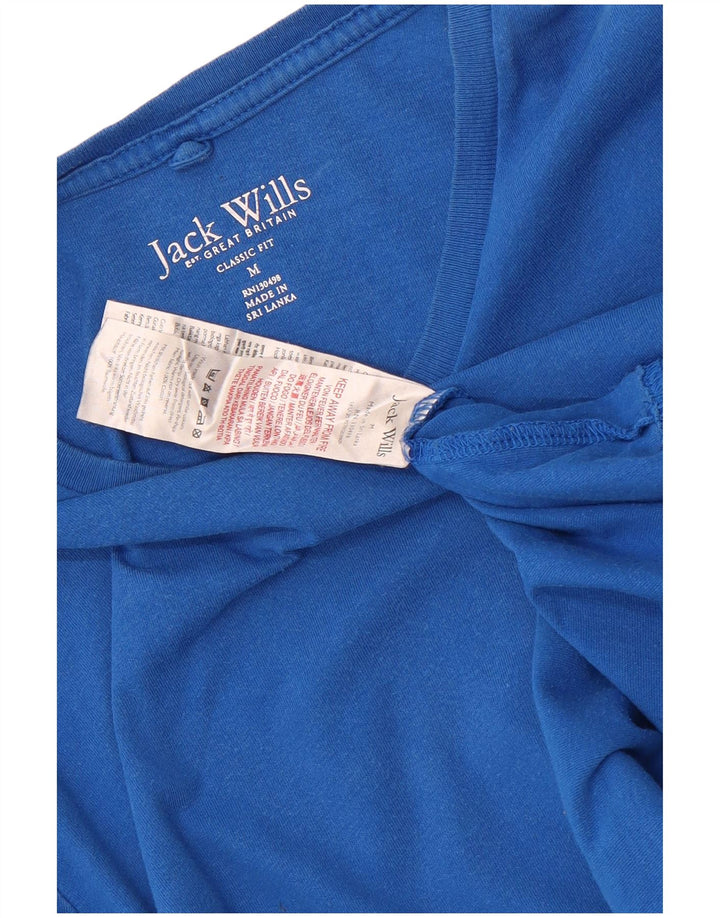 Jack Wills T-shirt coupe classique pour homme en coton bleu moyen