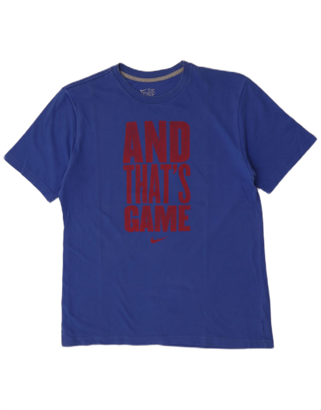 Nike T-shirt graphique coupe classique pour homme, grand, bleu