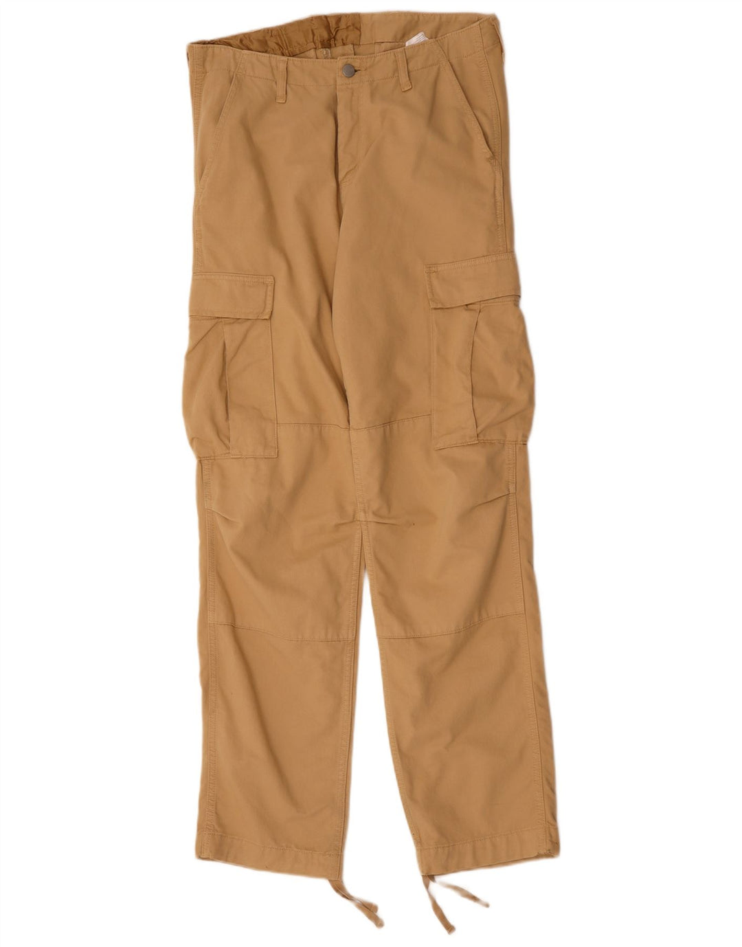 CARHARTT Pantalon Cargo Droit Homme W30 L32 Coton Beige