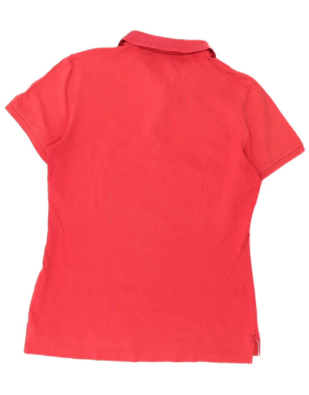 Tommy Hilfiger Polo Femme UK 14 Large Rouge