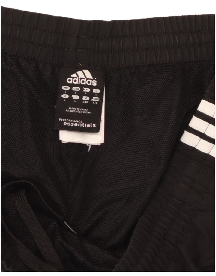 ADIDAS Short de sport Climalite pour hommes, grand, noir, polyester