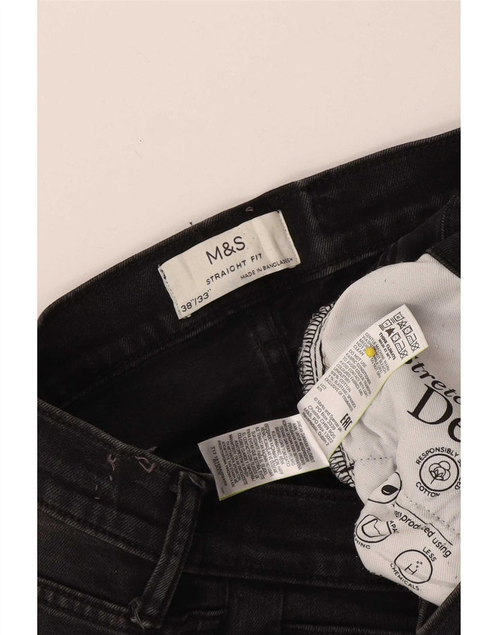 Marks & Spencer Jean droit homme W38 L33 coton noir