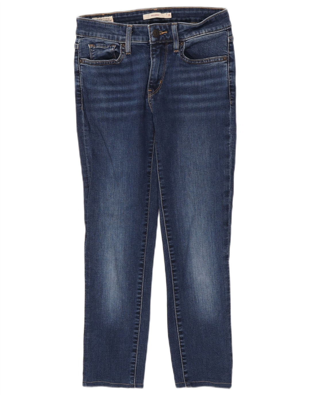 LEVI'S Jean Skinny 711 Femme W25 L32 Bleu Coton