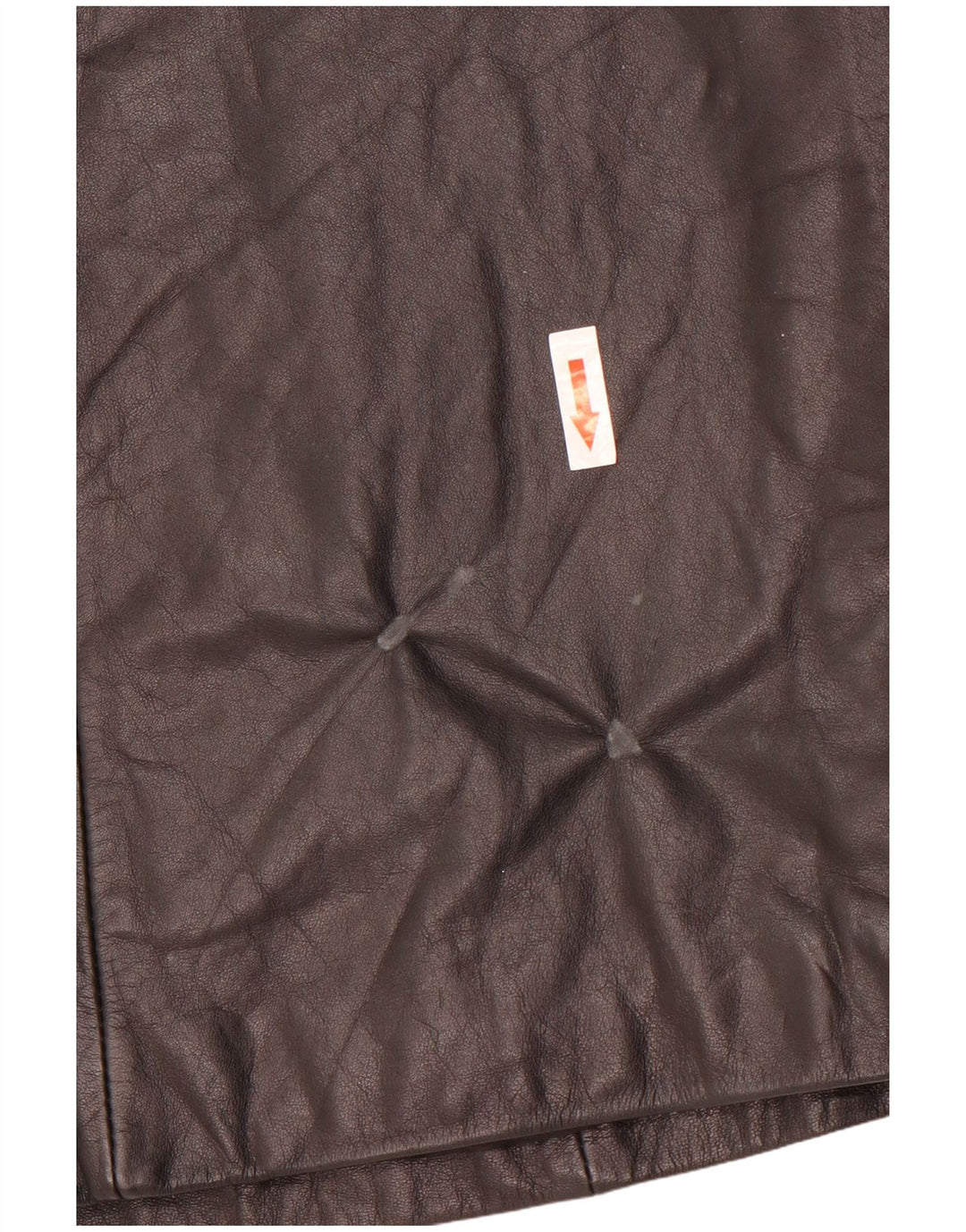 Veste en cuir femme vintage IT 42 Cuir noir moyen