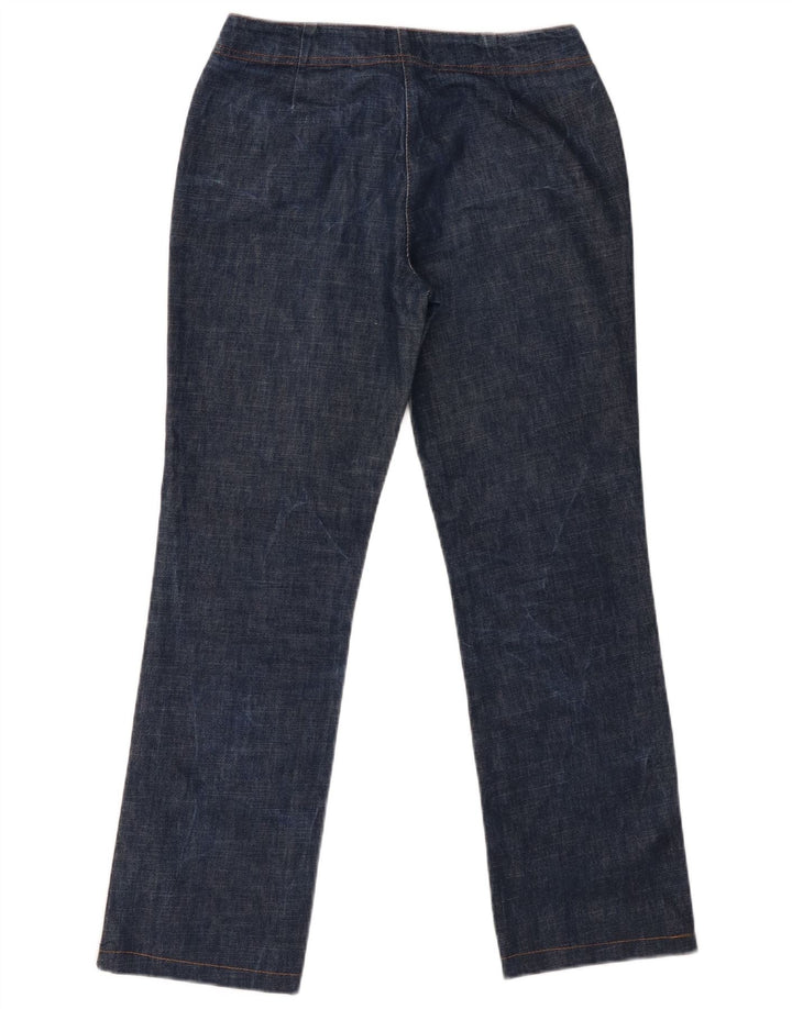 Max & Co. Jean droit pour femme UK 12 Medium W30 L28 Bleu Coton
