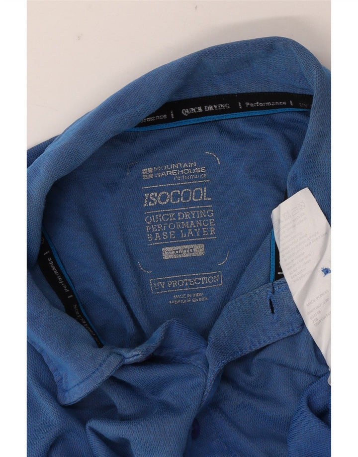 Mountain Warehouse Polo IsoCool XL Homme Bleu Coton