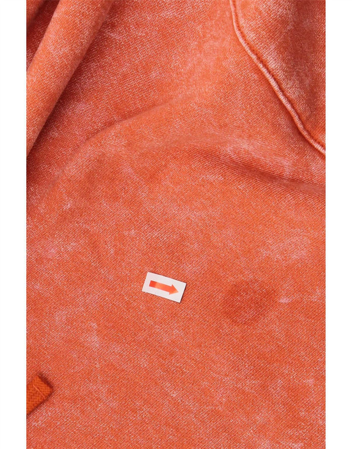 Jordan Pull à capuche surdimensionné pour homme en coton tie-dye orange