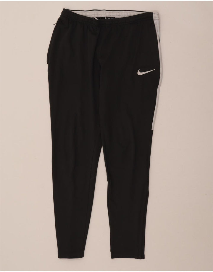 Nike Pantalon de survêtement Dri Fit pour homme Taille S Gris Colorblock Polyester