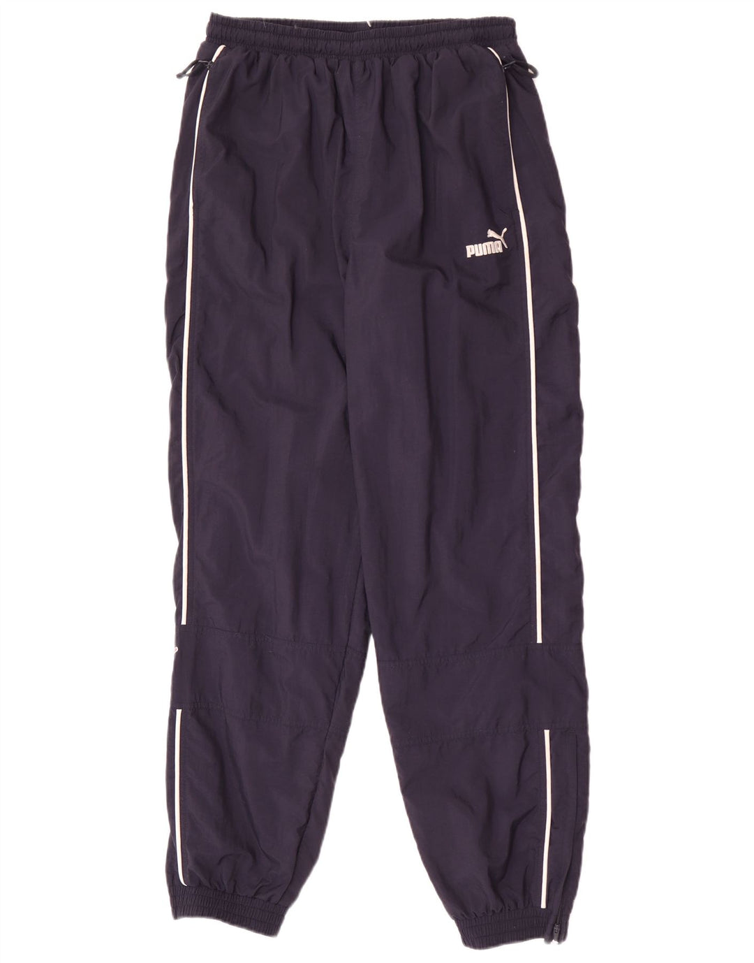 Puma Pantalon de survêtement pour homme en nylon bleu marine Taille L