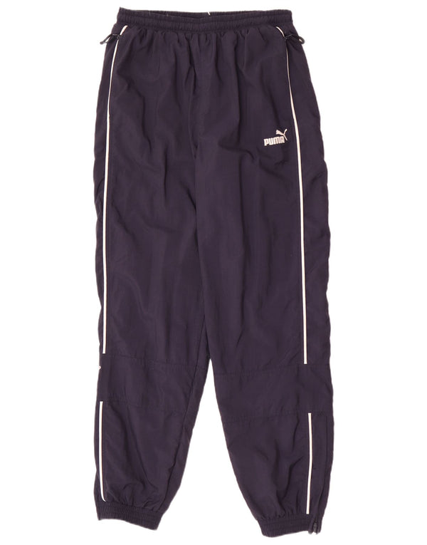 Puma Pantalon de survêtement pour homme en nylon bleu marine Taille L