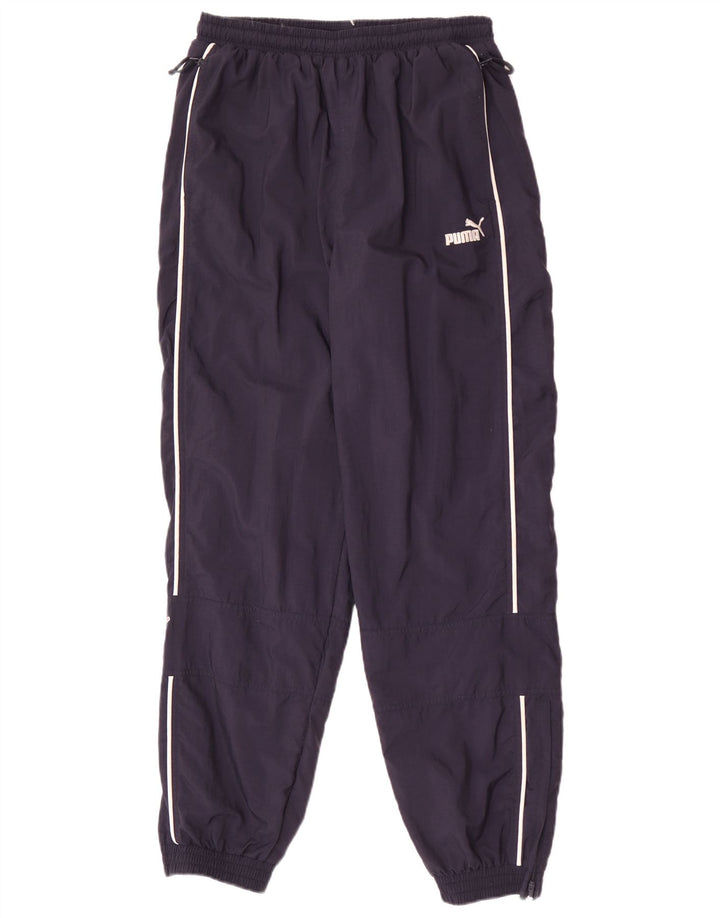 Puma Pantalon de survêtement pour homme en nylon bleu marine Taille L