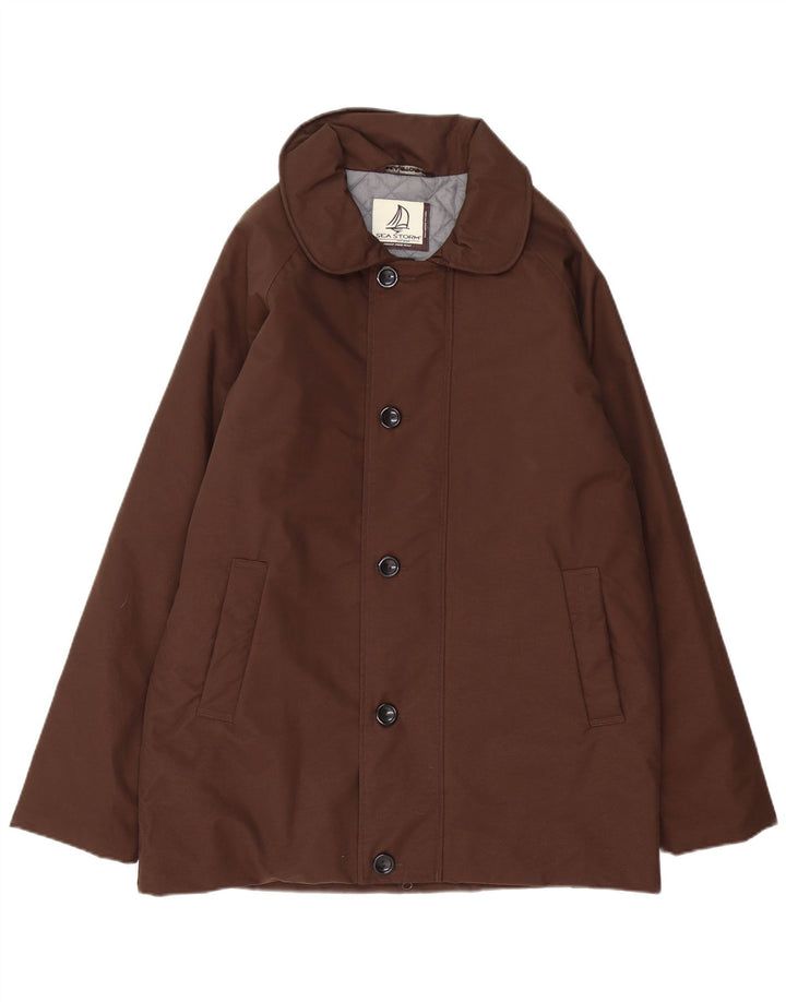 Sea Storm Veste coupe-vent pour homme UK 40 Large Marron Nylon